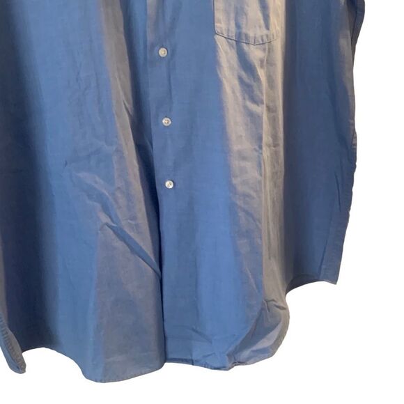 Pre Owned Men’s Arrow Short Sleeve Button Up Shirt Sz 18.5” Big Casual Comfort - Picture 8 of 11